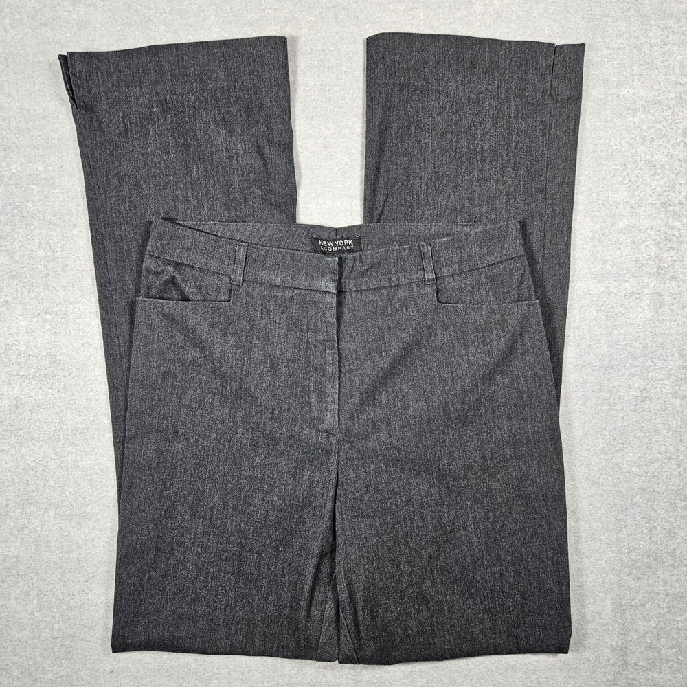 New York & Company Womens Black Bootcut Dress Pants Size‎ 8 Career Work Trousers